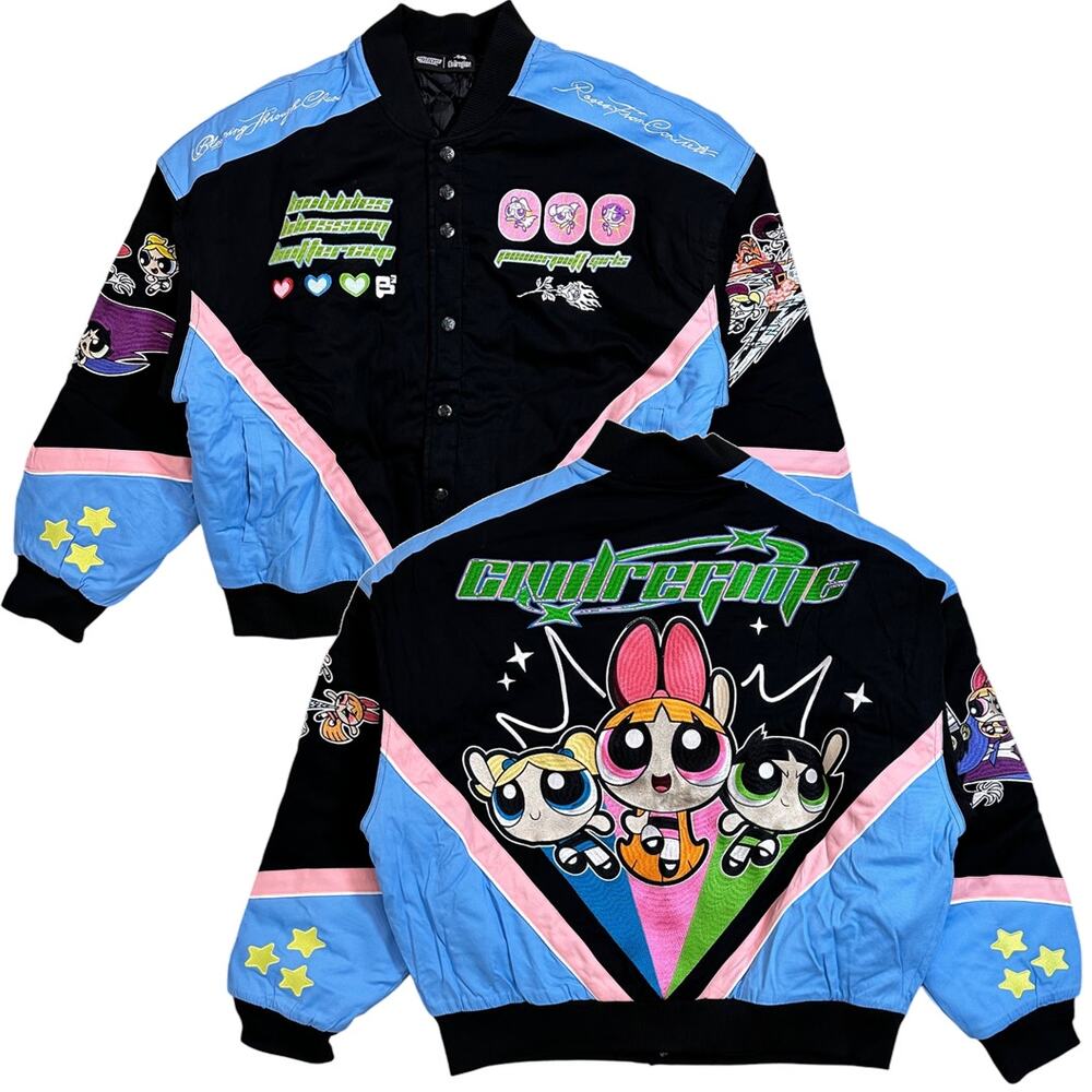 Civil Regime X The Powerpuff Girls Everything Nice Racing Embroidered Jacket